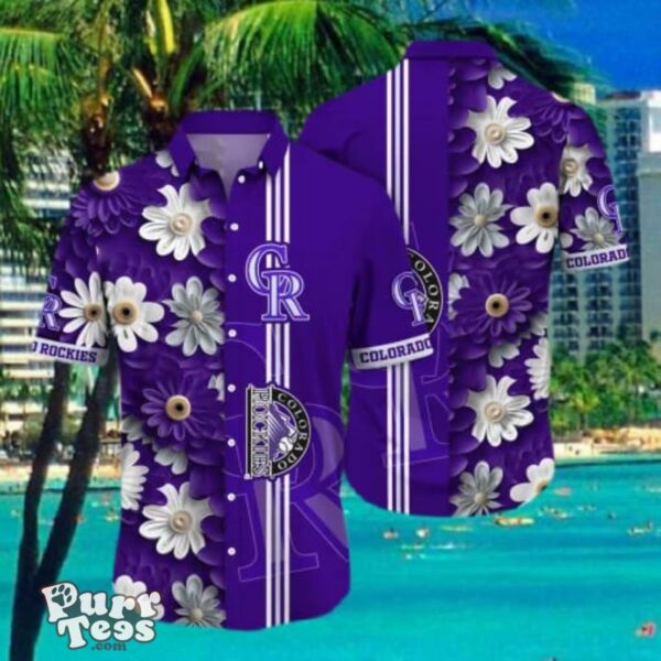 Colorado Rockies MLB Flower Hawaii Shirt Summer Football Shirts Style Gifts Product Photo 1