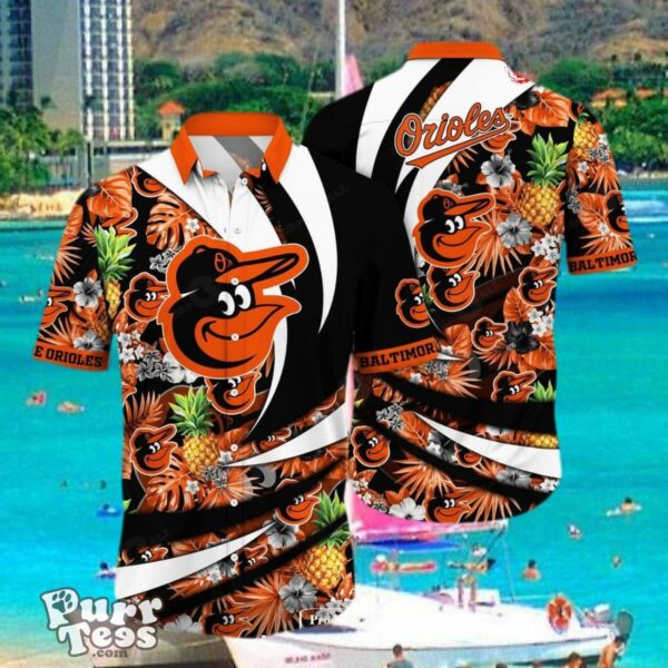 Custom Name Baltimore Orioles MLB Hawaiian Shirt Style Gift Product Photo 1