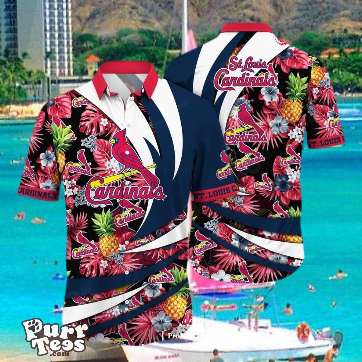 Custom Name St. Louis Cardinals MLB Hawaiian Shirt Style Gift Product Photo 1