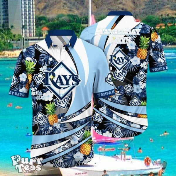 Custom Name Tampa Bay Rays MLB Hawaiian Shirt Style Gift Product Photo 1