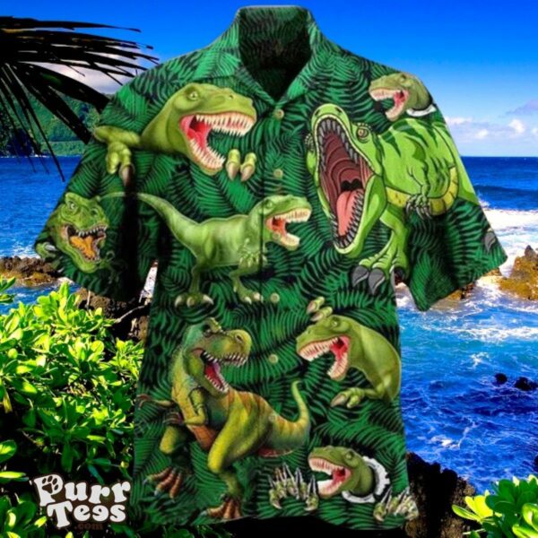 Dinosaurs Love Green Style Limited Edition Hawaiian Shirt Unique Gift Product Photo 1