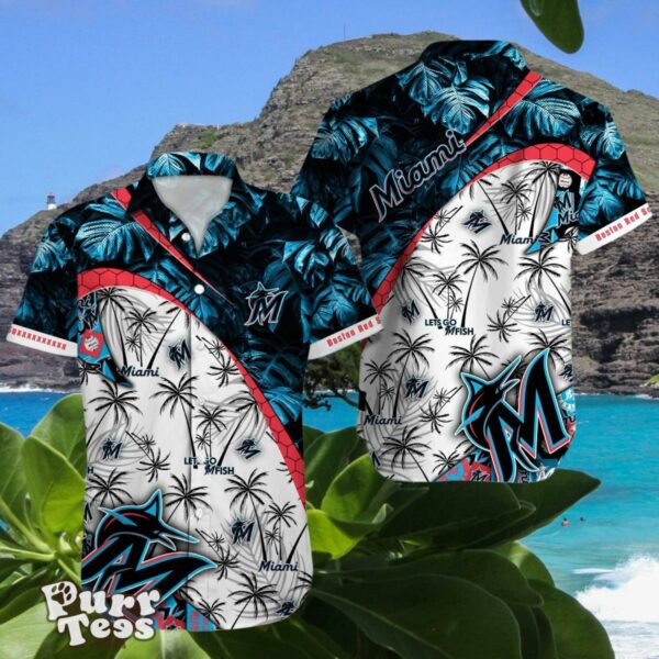 Miami Marlins MLB Hawaiian Shirt Style Gift For Men Women Product Photo 1