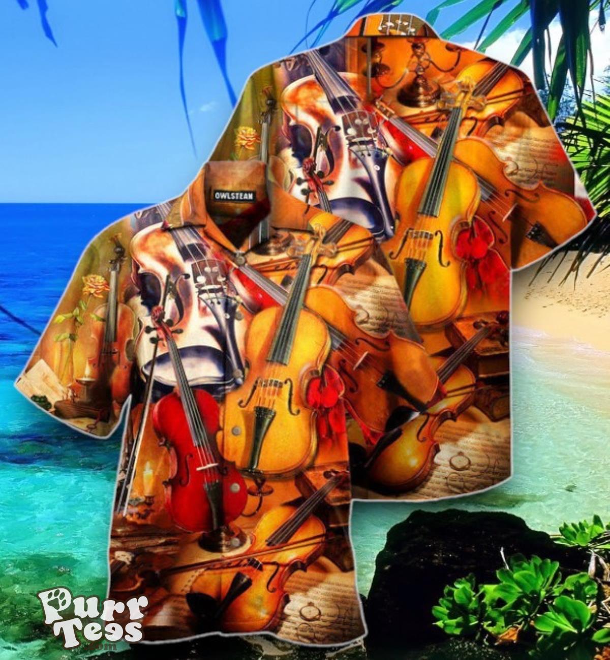 Music Violin Is My Passion Edition Hawaiian Shirt Best Gift Product Photo 1