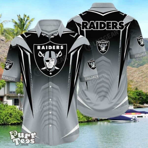 NFL Las Vegas Raiders Beach Shirt New Hot Trending Gift For Summer Hawaiian Shirt Product Photo 1