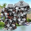 NFL Las Vegas Raiders Hawaiian Shirt Skull Punisher Printed 3D New Trend Summer For Your Loved Ones Product Photo 1