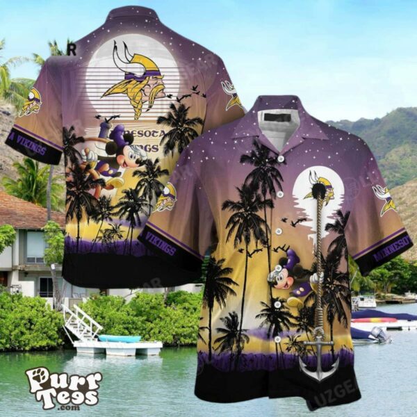 NFL Minnesota Vikings Football Hawaiian Shirt This Summer Gift For Men Women Product Photo 1