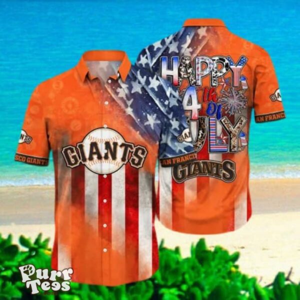 San Francisco Giants MLB Hawaii Shirt Independence Day Best Gift For Men Women Product Photo 1