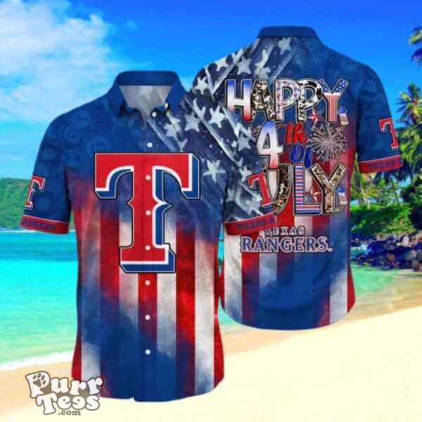 Texas Rangers MLB Hawaii Shirt For Men And Women Impressive Gift Independence Day Product Photo 1