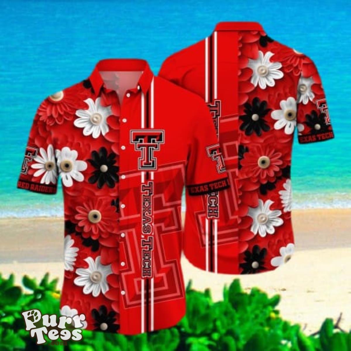 Texas Tech Red Raiders NCAA3 Flower Hawaii Shirt Best Gift For Men Women Product Photo 1
