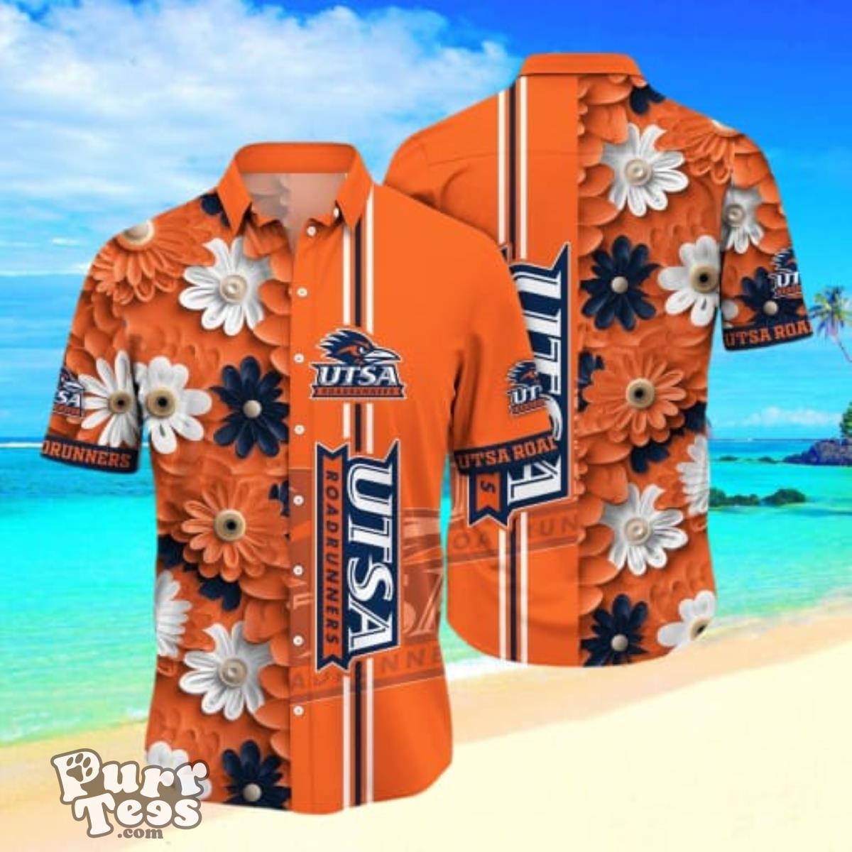 UTSA Roadrunners Flower Hawaii Shirt Gift For Men And Women Product Photo 1