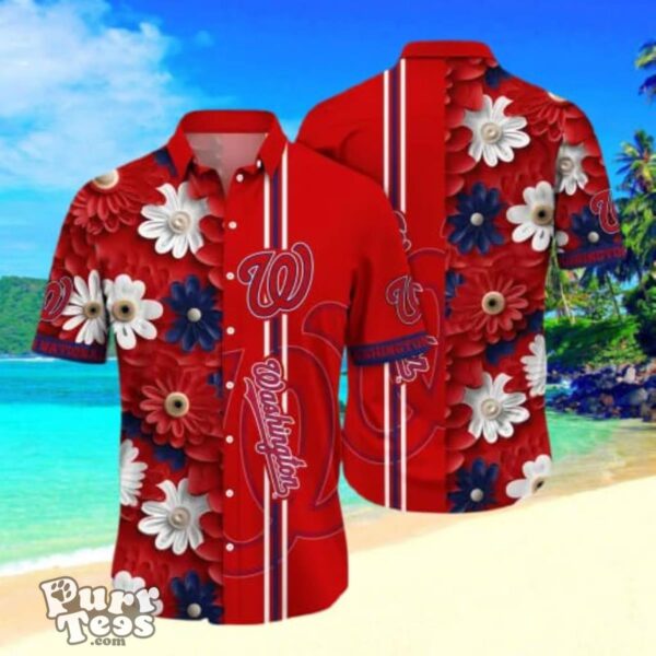 Washington Nationals MLB Flower Hawaii Shirt For Men And Women Impressive Gift Product Photo 1