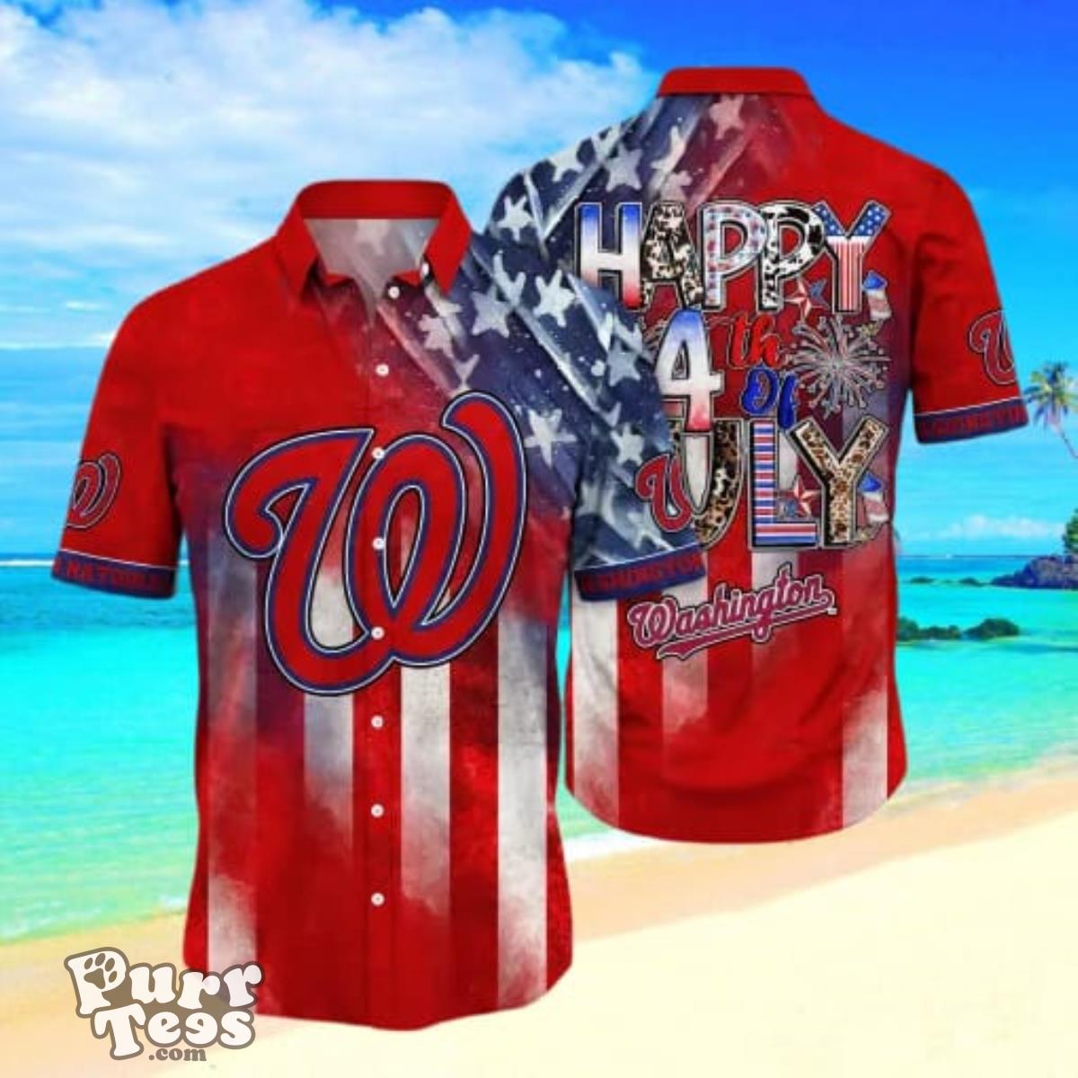 Washington Nationals MLB Hawaii Shirt Gift For Men And Women Product Photo 1
