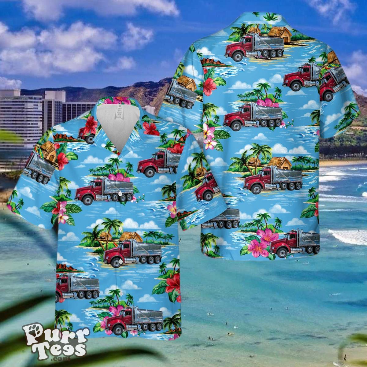 Kenworth Dump Truck Hawaiian Shirt Unique Gift For Men And Women Product Photo 1