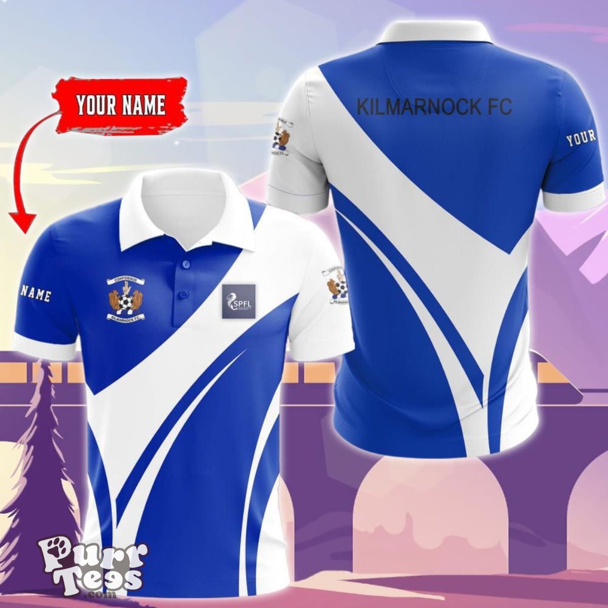 Kilmarnock F.C. Custom Name Polo Shirt Style Gift Product Photo 1