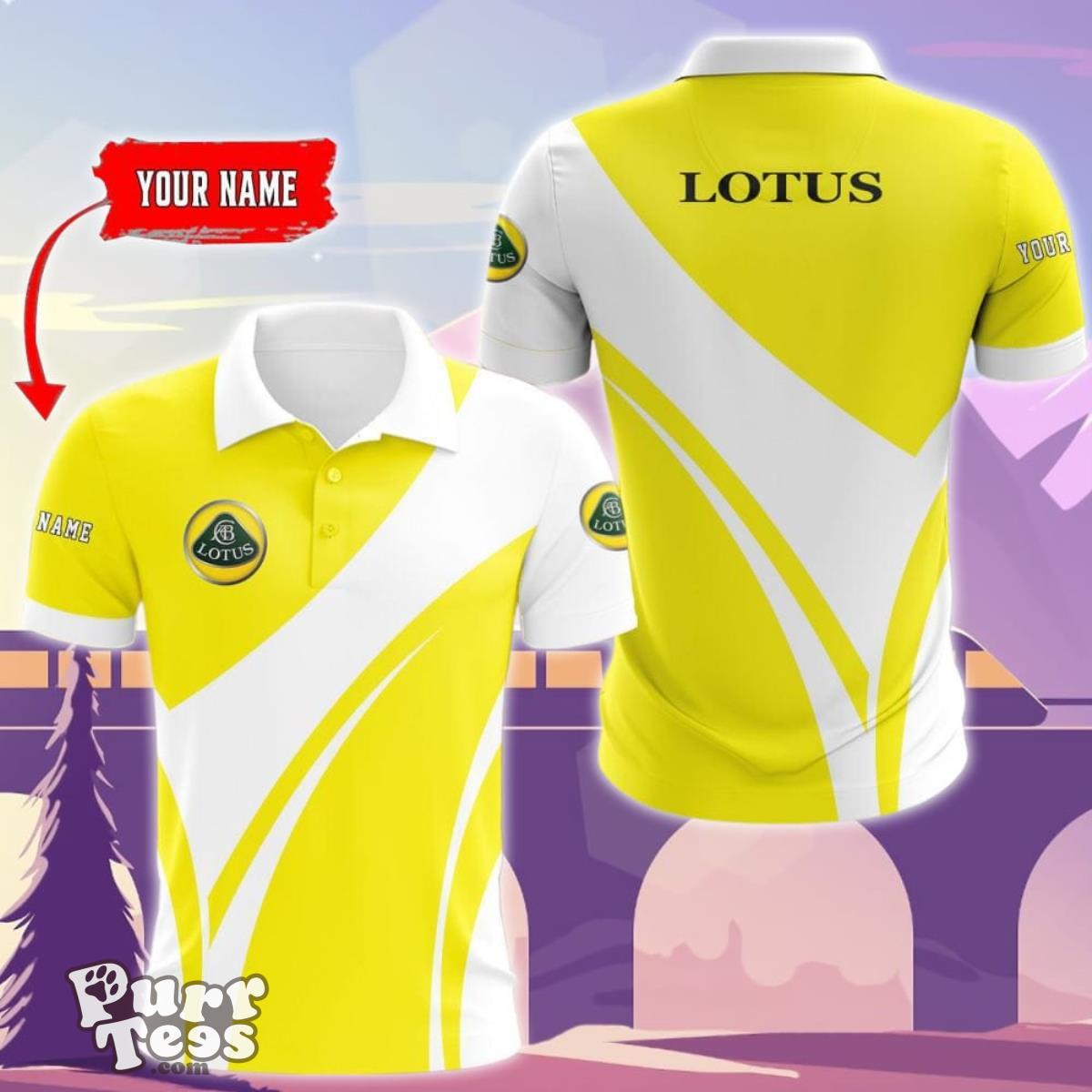 Lotus Custom Name Polo Shirt Style Gift Product Photo 1