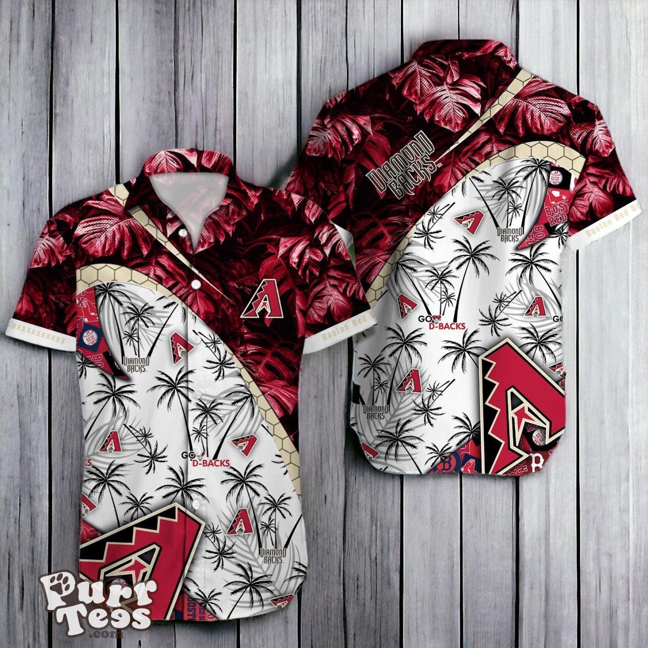 Arizona Diamondbacks MLB Tropical Pattern Hawaiian Shirt Best Gift For Fans Product Photo 1
