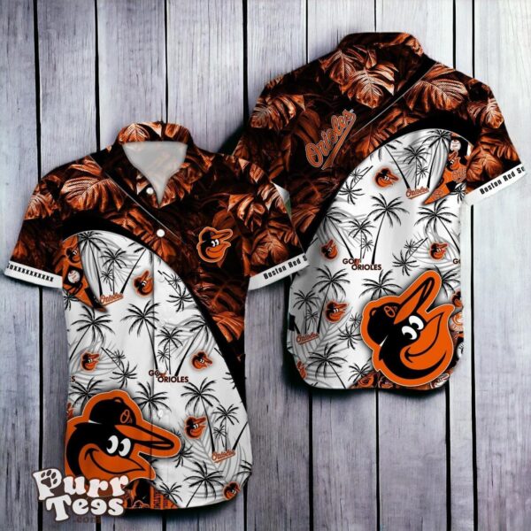 Baltimore Orioles MLB Tropical Pattern Hawaiian Shirt Best Gift For Fans Product Photo 1