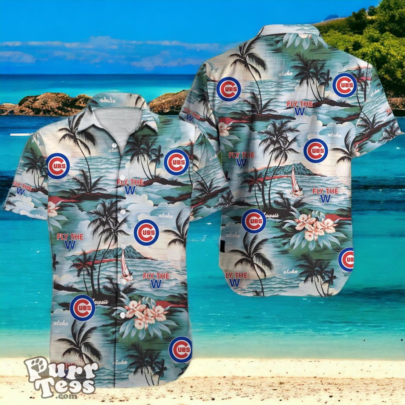 Chicago Cubs MLB Tropical Hawaiian Shirt For Men Women Product Photo 1