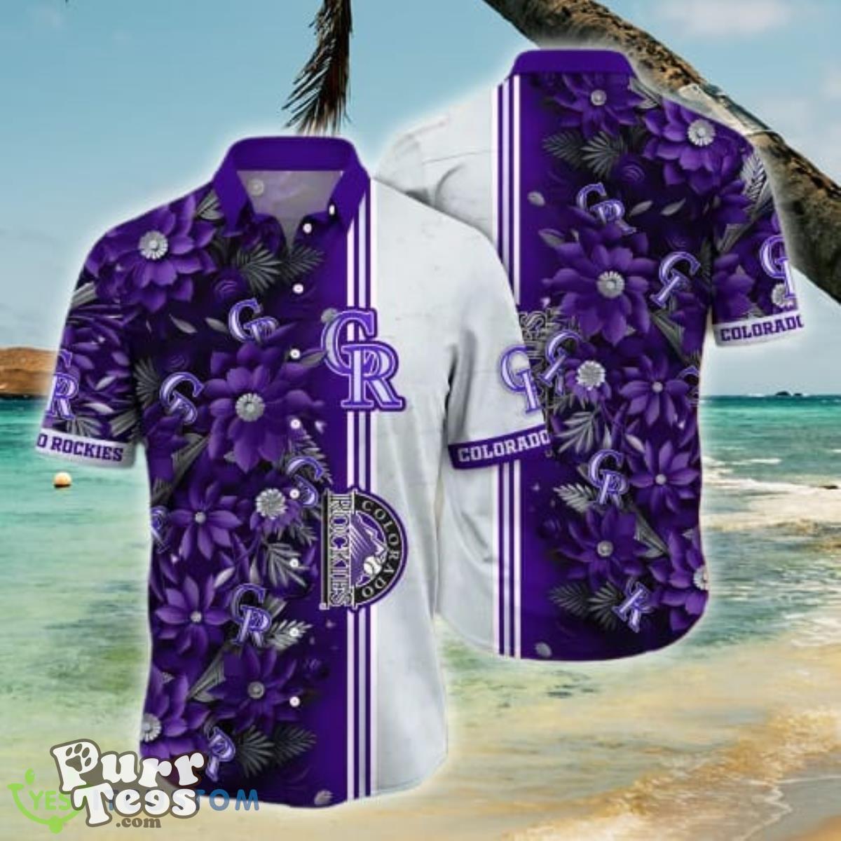 Colorado Rockies MLB Flower Hawaii Shirt For Men And Women Product Photo 1