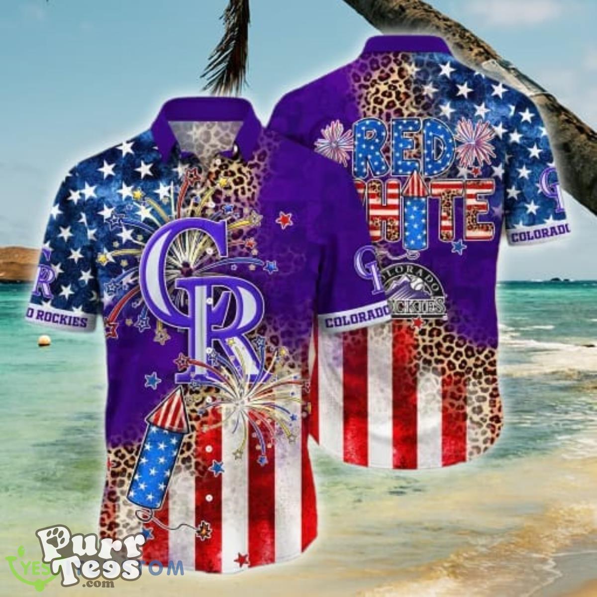 Colorado Rockies MLB Hawaii Shirt Unique Gift For Men And Women Product Photo 1