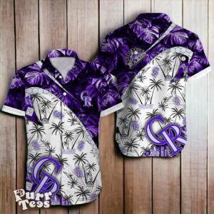 Colorado Rockies MLB Tropical Pattern Hawaiian Shirt Best Gift For Fans Product Photo 1