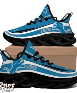 Detroit Lions NFL Personalized Name Max Soul Shoes Product Photo 1