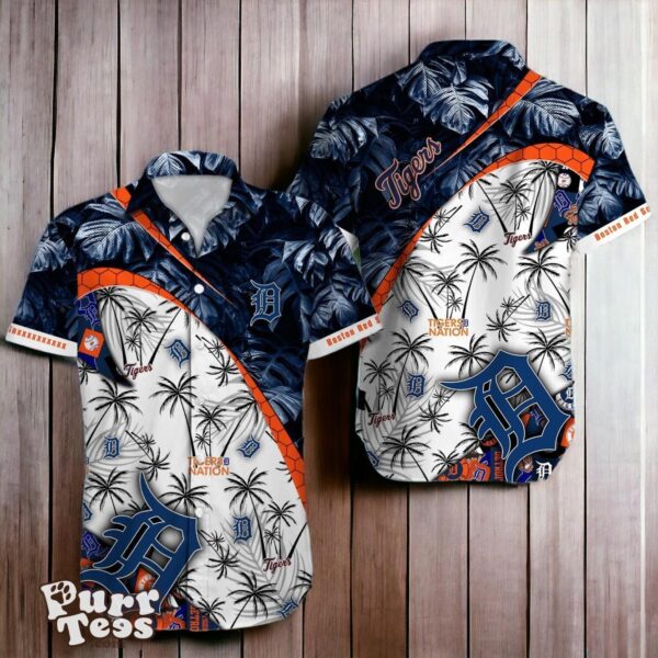 Detroit Tigers MLB Tropical Pattern Hawaiian Shirt Best Gift For Fans Product Photo 1