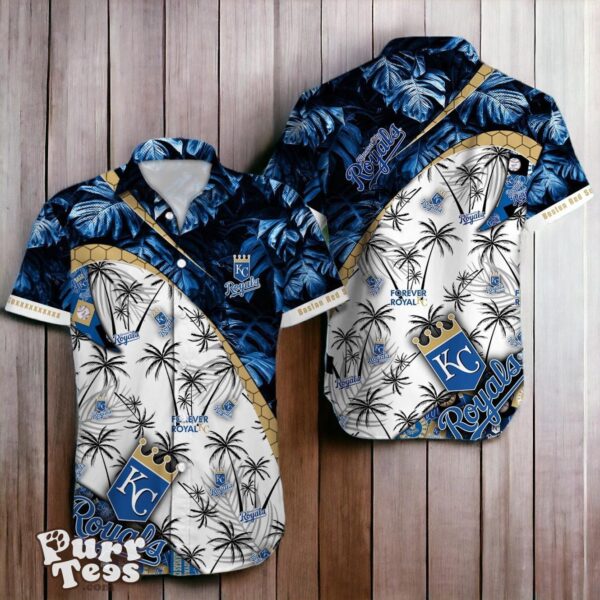 Kansas City Royals MLB Tropical Pattern Hawaiian Shirt Best Gift For Fans Product Photo 1