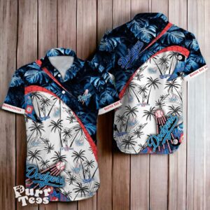 Los Angeles Dodgers MLB Tropical Pattern Hawaiian Shirt Best Gift For Fans Product Photo 1