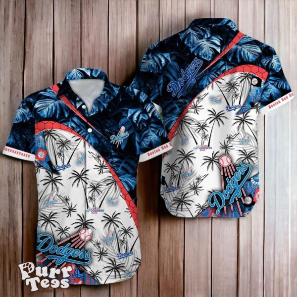 Los Angeles Dodgers MLB Tropical Pattern Hawaiian Shirt Best Gift For Fans Product Photo 1