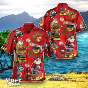 Luxembourg Fire Department Fleet Christmas Hawaiian Shirt Best Gift For Men And Women Product Photo 1