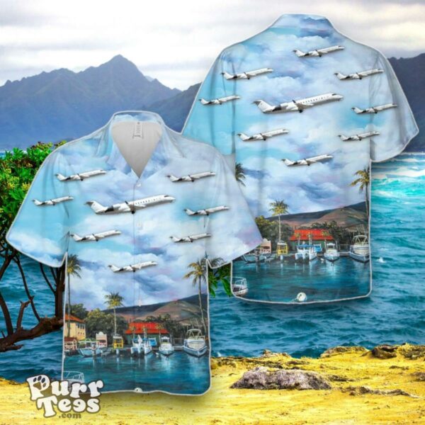 Mesa Airlines Bombardier Hawaiian Shirt Best Gift For Men And Women Product Photo 1