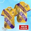 Minnesota Vikings NFL Champion Hawaiian Shirt Custom Name Product Photo 1