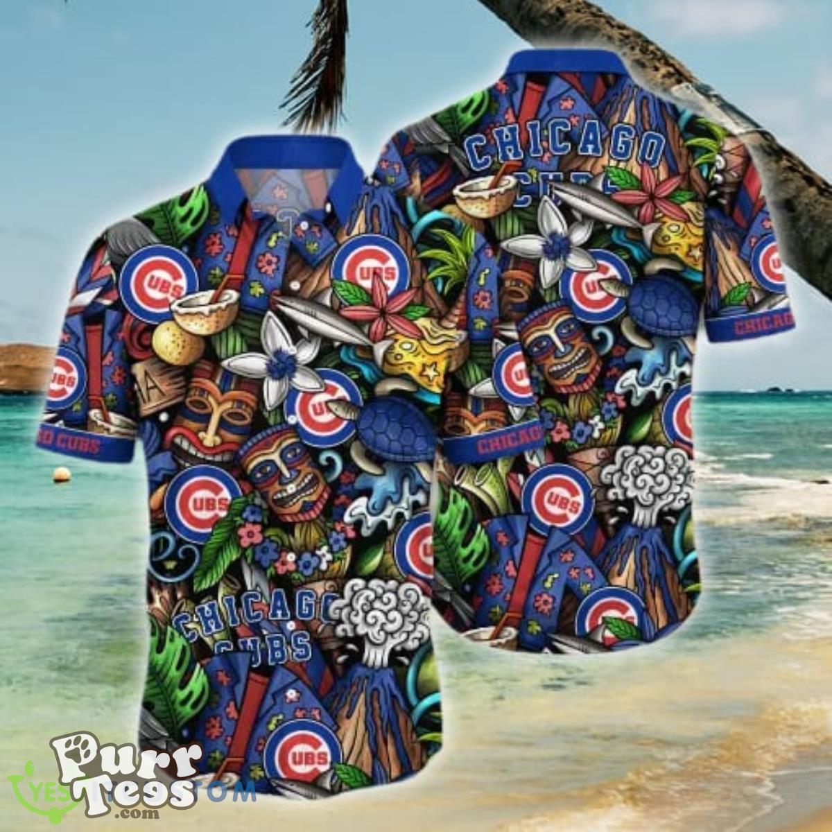 MLB Chicago Cubs Flower Hawaii Shirt Gift For Men And Women Product Photo 1