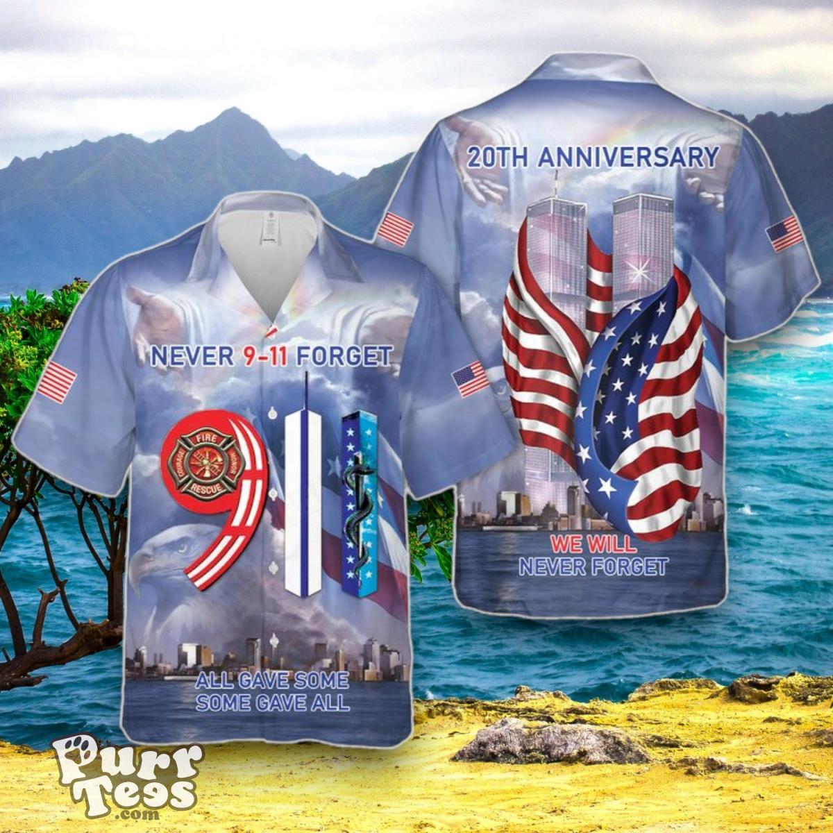 Never September We Will Never Forget Hawaiian Shirt Best Gift For Men And Women Product Photo 1