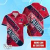 New England Patriots NFL Champion Hawaiian Shirt Custom Name Product Photo 1