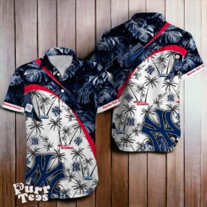 New York Yankees MLB Tropical Pattern Hawaiian Shirt Best Gift For Fans Product Photo 1