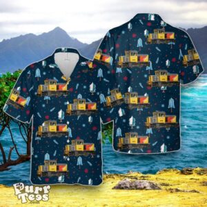 New Zealand KiwiRail Locomotive Christmas Hawaiian Shirt Best Gift For Men And Women Product Photo 1