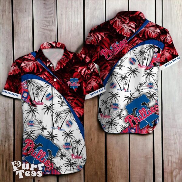 Philadelphia Phillies MLB Tropical Pattern Hawaiian Shirt Best Gift For Fans Product Photo 1