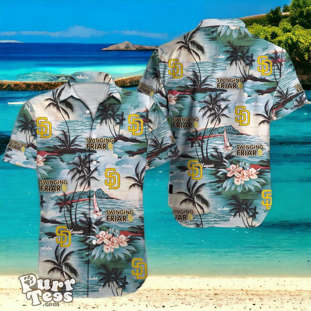 San Diego Padres MLB Tropical Hawaiian Shirt For Men Women Product Photo 1