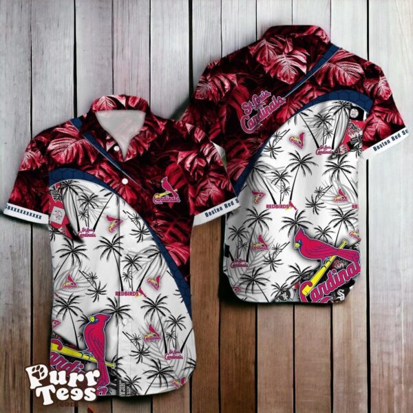 St. Louis Cardinals MLB Tropical Pattern Hawaiian Shirt Best Gift For Fans Product Photo 1