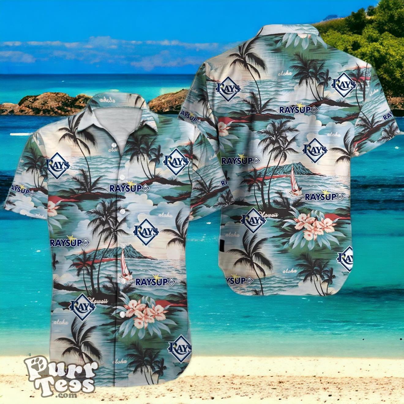 Tampa Bay Rays MLB Tropical Hawaiian Shirt For Men Women Product Photo 1