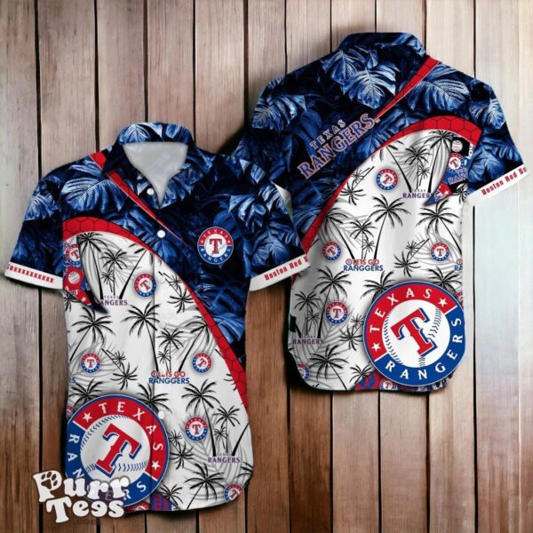 Texas Rangers MLB Tropical Pattern Hawaiian Shirt Best Gift For Fans Product Photo 1