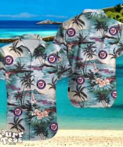 Washington Nationals MLB Tropical Hawaiian Shirt For Men Women Product Photo 1