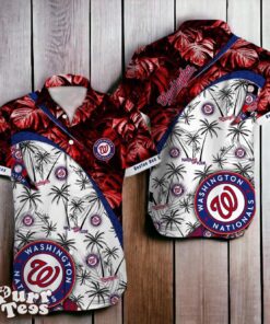 Washington Nationals MLB Tropical Pattern Hawaiian Shirt Best Gift For Fans Product Photo 1