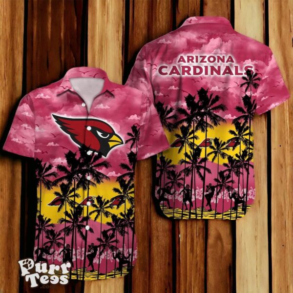 Arizona Cardinals NFL Hawaiian Shirt 3D Tropical Trending For Fans Product Photo 1