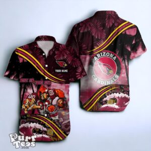 Arizona Cardinals NFL Hawaiian Shirt Custom Name Best Gift For Fans Product Photo 1