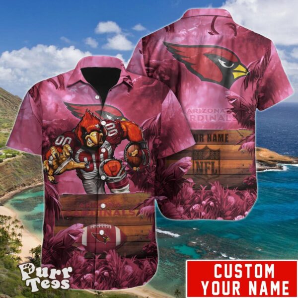 Arizona Cardinals NFL Hawaiian Shirt Custom Name Unique Gift For Men And Women Product Photo 1