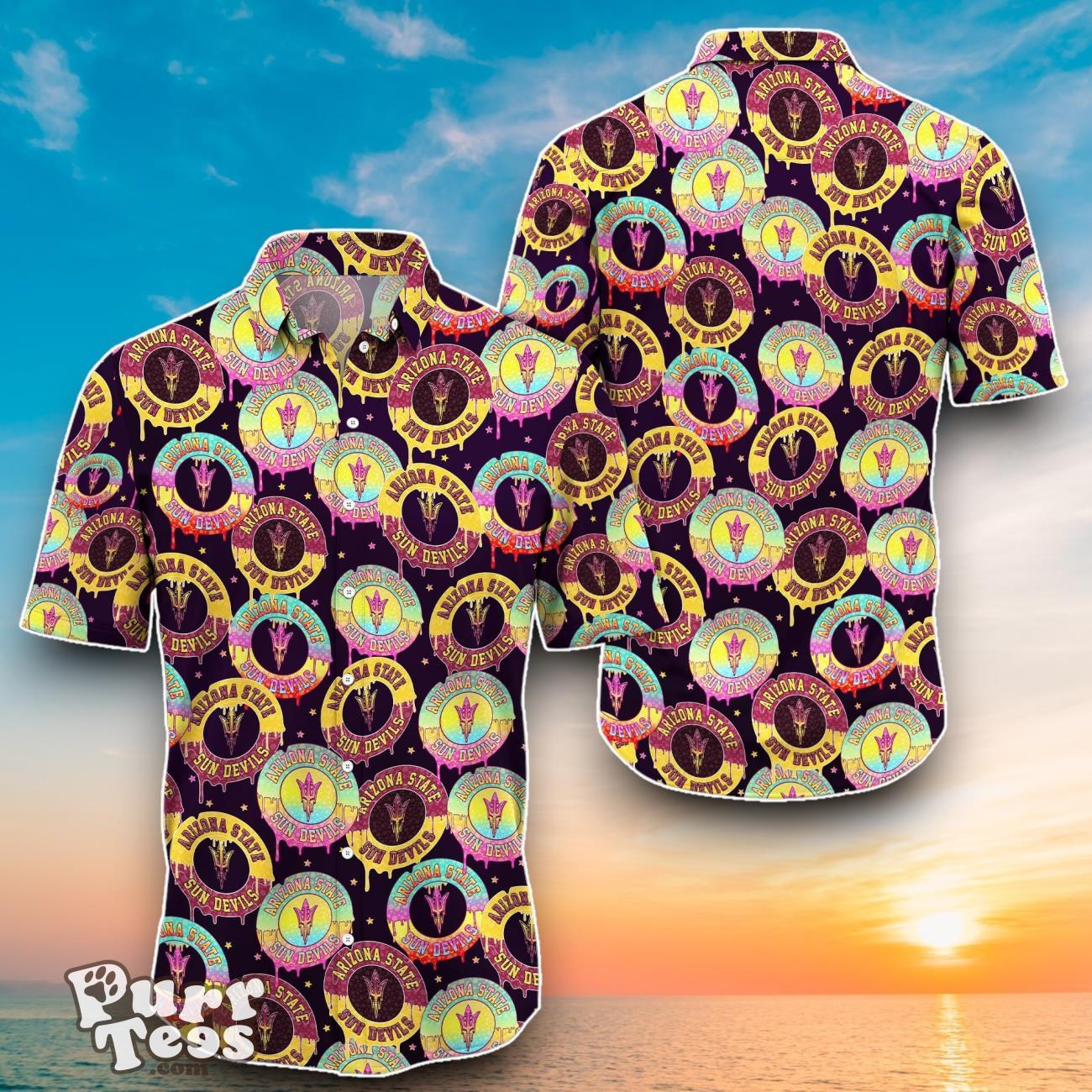 Arizona State Sun Devils Hawaiian Shirt Best Design For Sport Fans Product Photo 1