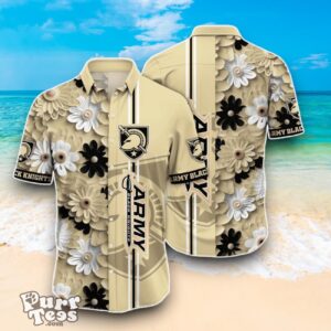 Army Black Knights NCAA3 Flower Hawaiian Shirt Best Design For Fans Product Photo 1